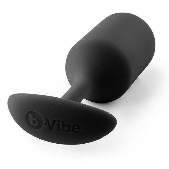Чёрная пробка для ношения B-vibe Snug Plug 3 - 12,7 см. Чёрная пробка для ношения B-vibe Snug Plug 3 - 12,7 см.