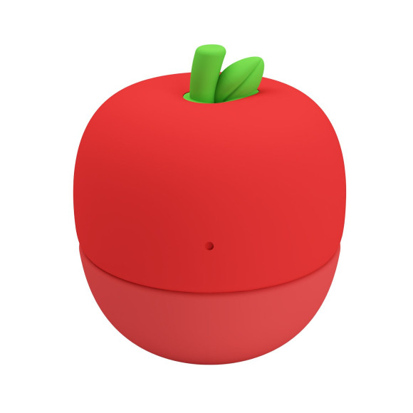 Красный клиторальный стимулятор в форме яблочка Apple Secret Красный клиторальный стимулятор в форме яблочка Apple Secret