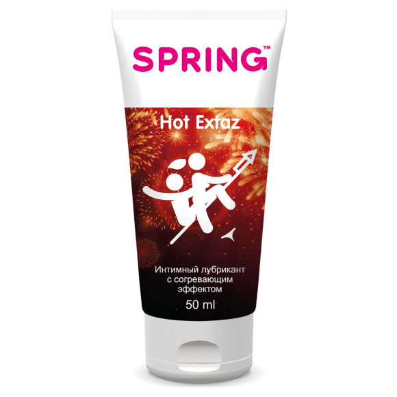 Согревающий интимный лубрикант Spring Hot Extaz - 50 мл. Согревающий интимный лубрикант Spring Hot Extaz - 50 мл.