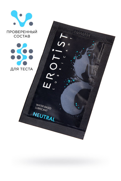 Саше лубриканта на водной основе Erotist Neutral - 4 мл. Саше лубриканта на водной основе Erotist Neutral - 4 мл.