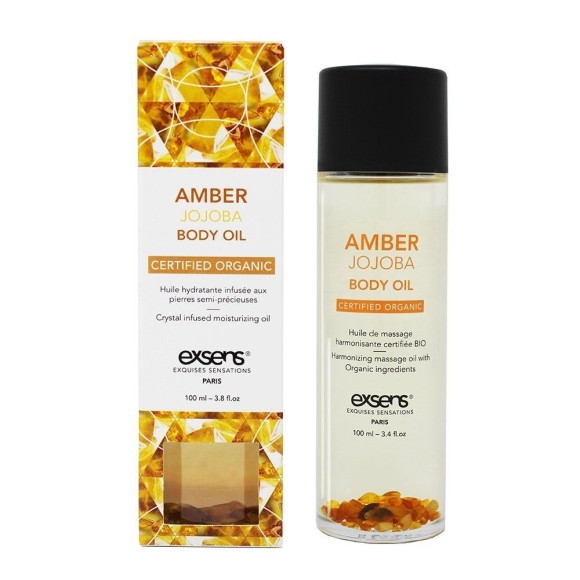 Органическое массажное масло AMBER JOJOBA - 100 мл. Органическое массажное масло AMBER JOJOBA - 100 мл.