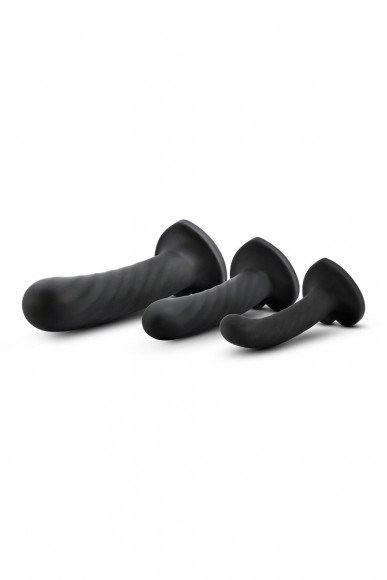 Набор из 3 стимуляторов со спиралевидным рельефом Twist Kit Набор из 3 стимуляторов со спиралевидным рельефом Twist Kit
