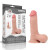 Телесный фаллоимитатор Sliding Skin Dual Layer Dong - 19,5 см.