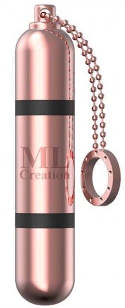 Золотистый мини-вибратор на цепочке Glittering Bullet - 9 см. Золотистый мини-вибратор на цепочке Glittering Bullet - 9 см.