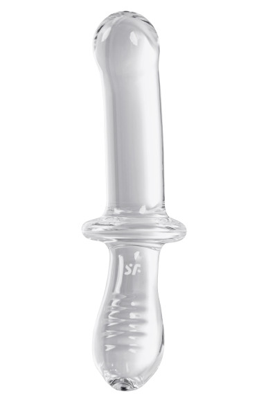 Прозрачный двусторонний стеклянный фаллоимитатор Satisfyer Double Crystal - 19,5 см. Прозрачный двусторонний стеклянный фаллоимитатор Satisfyer Double Crystal - 19,5 см.