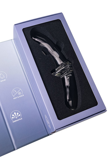 Прозрачный двусторонний стеклянный фаллоимитатор Satisfyer Double Crystal - 19,5 см. Прозрачный двусторонний стеклянный фаллоимитатор Satisfyer Double Crystal - 19,5 см.