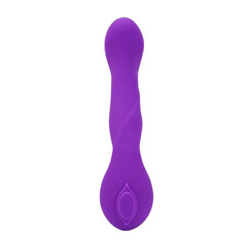 Фиолетовый вибромассажёр с загнутой головкой UltraZone Camelia 9X Silicone G-Spot Vibrator - 17 см. Фиолетовый вибромассажёр с загнутой головкой UltraZone Camelia 9X Silicone G-Spot Vibrator - 17 см.