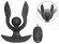 Черная расширяющаяся анальная пробка с вибрацией RC Inflatable Expander Plug with Vibration Черная расширяющаяся анальная пробка с вибрацией RC Inflatable Expander Plug with Vibration