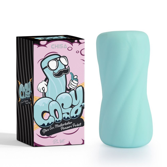 Аквамариновый мастурбатор Blow Cox Masturbator Pleasure Pocket Аквамариновый мастурбатор Blow Cox Masturbator Pleasure Pocket