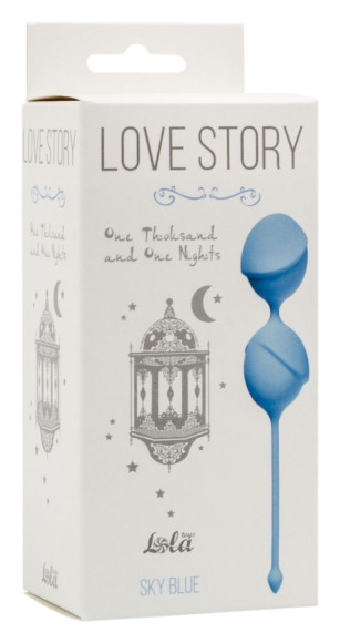 Голубые вагинальные шарики One Thousand and One Nights Голубые вагинальные шарики One Thousand and One Nights