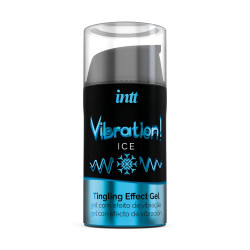 Жидкий интимный гель с эффектом вибрации Vibration! Ice - 15 мл.
