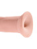 Телесный фаллоимитатор на присоске 9  Triple Density Cock - 26,7 см.