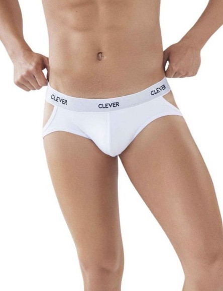 Белые мужские трусы-джоки Oporto Jockstrap Белые мужские трусы-джоки Oporto Jockstrap