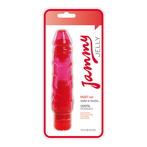 Красный вибратор-реалистик VIBRATOR JAMMY JELLY MUST RED - 16,5 см. Красный вибратор-реалистик VIBRATOR JAMMY JELLY MUST RED - 16,5 см.