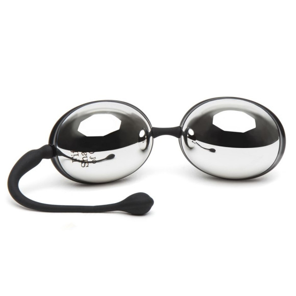 Серебристо-черные вагинальные шарики Inner Goddess Silver Jiggle Balls Серебристо-черные вагинальные шарики Inner Goddess Silver Jiggle Balls