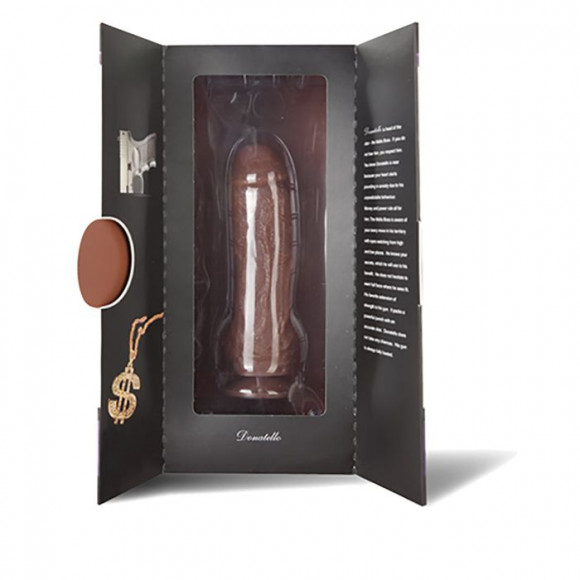 Коричневый фаллоимитатор Skinsation Black Tie Affaire Donatello - 17 см. Коричневый фаллоимитатор Skinsation Black Tie Affaire Donatello - 17 см.