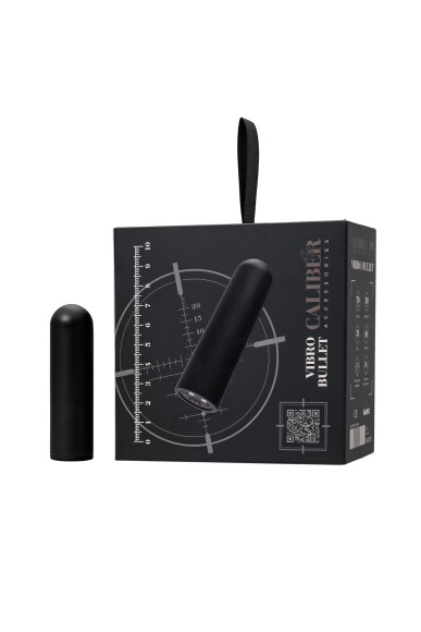 Черная перезаряжаемая вибропуля RealStick CALIBER - 7 см. Черная перезаряжаемая вибропуля RealStick CALIBER - 7 см.