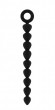 Чёрная анальная цепочка Bead Chain - 24,9 см. Чёрная анальная цепочка Bead Chain - 24,9 см.