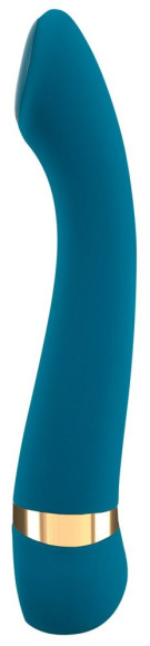 Бирюзовый вибромассажер с температурными режимами Hot n Cold Vibrator - 21,6 см. Бирюзовый вибромассажер с температурными режимами Hot n Cold Vibrator - 21,6 см.
