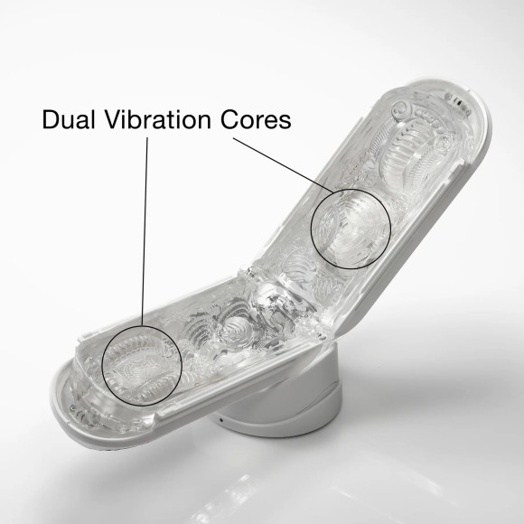 Белый мастурбатор Tenga Flip Zero Gravity с вибрацией Белый мастурбатор Tenga Flip Zero Gravity с вибрацией