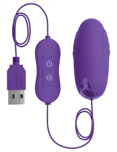 Фиолетовая, работающая от USB вибропуля Happy Фиолетовая, работающая от USB вибропуля Happy