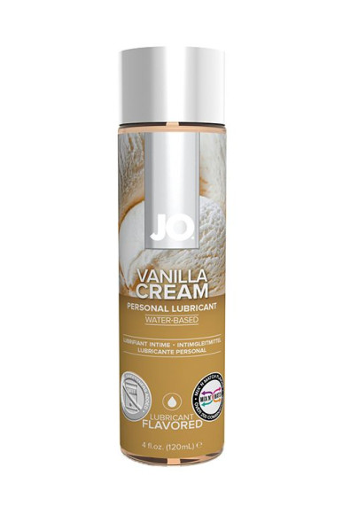 Лубрикант на водной основе с ароматом ванили JO Flavored Vanilla H2O - 120 мл. Лубрикант на водной основе с ароматом ванили JO Flavored Vanilla H2O - 120 мл.