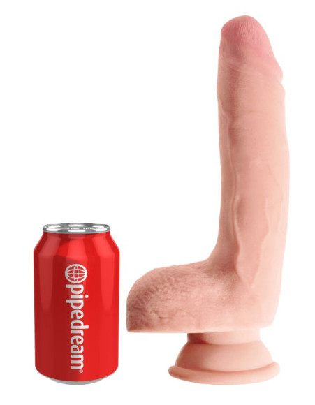 Телесный фаллоимитатор на присоске 9 Triple Density Cock with Balls - 24,1 см. Телесный фаллоимитатор на присоске 9 Triple Density Cock with Balls - 24,1 см.