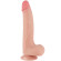 Телесный фаллоимитатор 8.5 Sliding Skin Dual Layer Dong - 20 см.