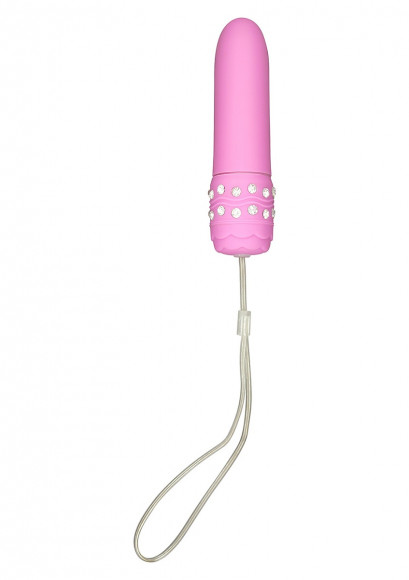 Розовый мини-массажер CRYSTAL MINI VIBE - 11 см. Розовый мини-массажер CRYSTAL MINI VIBE - 11 см.