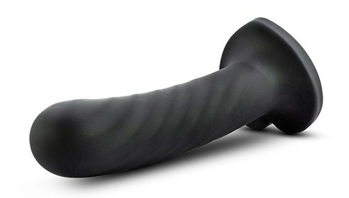 Черный анальный фаллоимитатор Twist Large - 17,78 см. Черный анальный фаллоимитатор Twist Large - 17,78 см.