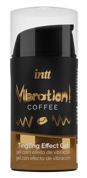 Жидкий интимный гель с эффектом вибрации Vibration! Coffee - 15 мл. Жидкий интимный гель с эффектом вибрации Vibration! Coffee - 15 мл.