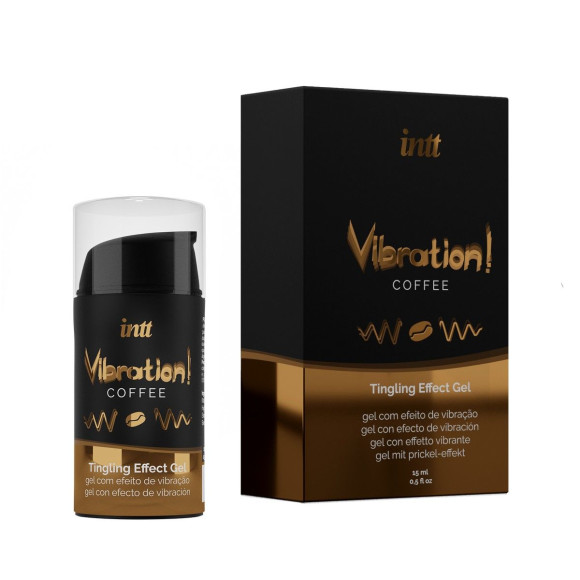 Жидкий интимный гель с эффектом вибрации Vibration! Coffee - 15 мл. Жидкий интимный гель с эффектом вибрации Vibration! Coffee - 15 мл.