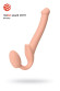 Телесный безремневой страпон Silicone Bendable Strap-On - size S Телесный безремневой страпон Silicone Bendable Strap-On - size S