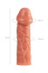Телесная насадка на фаллос с отверстием для мошонки Cock Sleeve 001 Size L - 17,6 см.