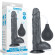 Черный фаллоимитатор-гигант с грушей 10 Squirt Extreme Dildo - 25,5 см. Черный фаллоимитатор-гигант с грушей 10 Squirt Extreme Dildo - 25,5 см.