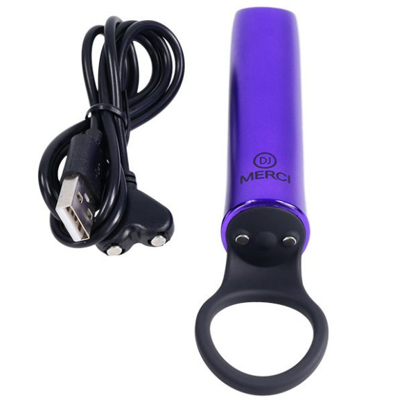 Мини-вибратор Merci Power Play со скошенным кончиком - 13,3 см. Мини-вибратор Merci Power Play со скошенным кончиком - 13,3 см.
