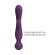 Сливовый двусторонний вибратор 2-в-1 All Rounder - кролик и wand Сливовый двусторонний вибратор 2-в-1 All Rounder - кролик и wand