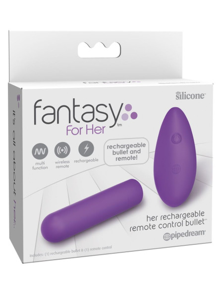 Фиолетовая вибропуля с пультом Rechargeable Remote Control Bullet - 7,62 см. Фиолетовая вибропуля с пультом Rechargeable Remote Control Bullet - 7,62 см.
