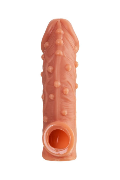 Телесная насадка на фаллос с отверстием для мошонки Cock Sleeve 002 Size M - 15,6 см. Телесная насадка на фаллос с отверстием для мошонки Cock Sleeve 002 Size M - 15,6 см.