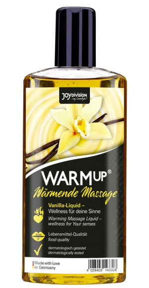 Массажное масло с ароматом ванили WARMup vanilla - 150 мл. Массажное масло с ароматом ванили WARMup vanilla - 150 мл.