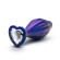 Фиолетовая анальная пробка с кристаллом-сердцем Matrix Wavy Bling Plug - 11,4 см. Фиолетовая анальная пробка с кристаллом-сердцем Matrix Wavy Bling Plug - 11,4 см.
