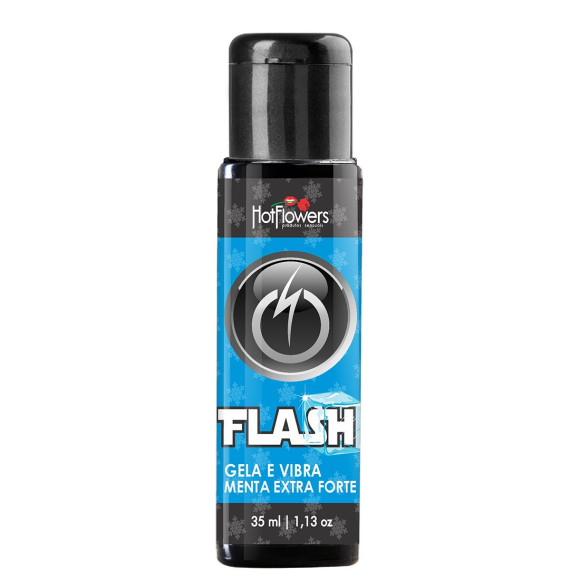 Стимулирующий гель Flash Menta Extra Forte с ароматом мяты и эффектом вибрации - 35 мл. Стимулирующий гель Flash Menta Extra Forte с ароматом мяты и эффектом вибрации - 35 мл.