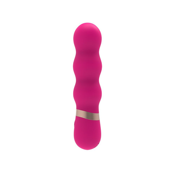 Розовый фигурный мини-вибратор Ripple Vibe - 11,9 см. Розовый фигурный мини-вибратор Ripple Vibe - 11,9 см.