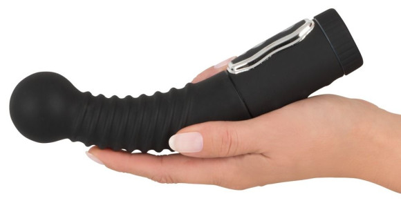 Чёрный стимулятор простаты с ротацией Prostate Twister - 20 см. Чёрный стимулятор простаты с ротацией Prostate Twister - 20 см.