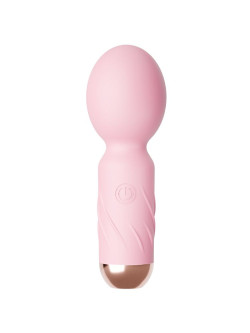 Нежно-розовый мини-вибратор Cute mini Wand