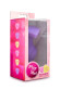 Фиолетовая анальная пробка Naughty Candy Heart Do Me Now - 8,9 см.