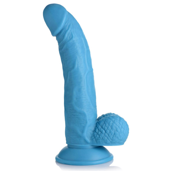 Голубой фаллоимитатор на присоске 7.5 Dildo with Balls - 21,5 см. Голубой фаллоимитатор на присоске 7.5 Dildo with Balls - 21,5 см.