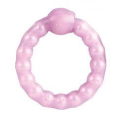 Фиолетовое эрекционное кольцо Pearl Beaded Фиолетовое эрекционное кольцо Pearl Beaded