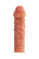 Насадка на фаллос с отверстием для мошонки Cock Sleeve 002 Size L - 17,6 см. Насадка на фаллос с отверстием для мошонки Cock Sleeve 002 Size L - 17,6 см.
