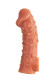 Насадка на фаллос с отверстием для мошонки Cock Sleeve 002 Size L - 17,6 см. Насадка на фаллос с отверстием для мошонки Cock Sleeve 002 Size L - 17,6 см.